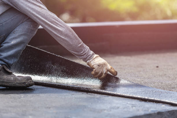 Professional Emergency Waterproofing technician working in Laura, OH
